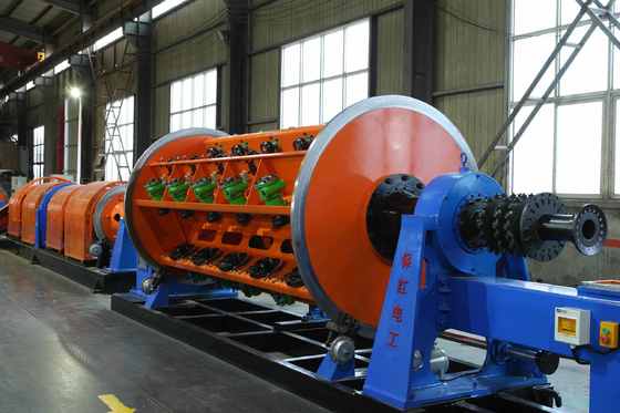 500/1+6+12 ワイヤーおよびケーブル製造用硬質撚線機