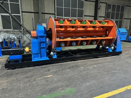 ワイヤーおよびケーブル用の高効率フロアローディング剛体撚線機